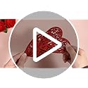 Soaoo 12 Pcs Valentine's Day Table Decor Wooden Valentines Decorations Heart Shaped Tabletop Centerpiece Sign Farmhouse Ho...