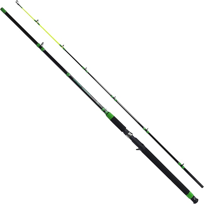 Championship Catfish Rod: 2 Piece, Medium Heavy Chop Stick, Sensitive Tip for Detecting Bites, Heavy Backbone for Hauling ...