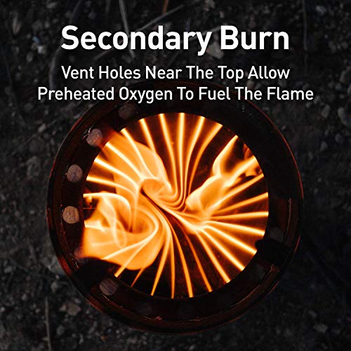 Solo Stove Titan Camping Stove Portable Stove for Backpacking and Outdoor Cooking Great Stainless Steel Camping Backpackin...