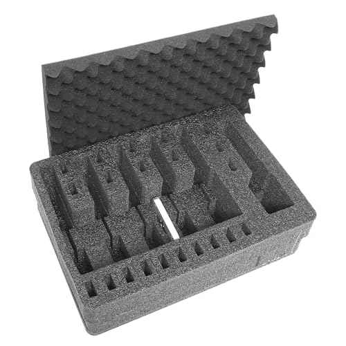 Case Club Foam Only: Fits Pelican 1520-6 Pistol Foam Set