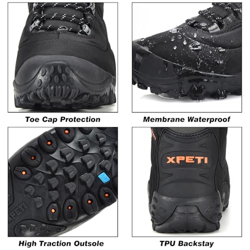 XPETI Women's Thermator Mid High-Top Waterproof Outdoor Hiking Boot