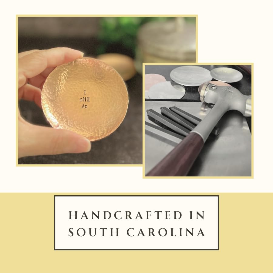 Handmade I Still Do Hammered Copper Ring Or Trinket Holder Dish, Gift for Her or Him, Anniversary, Birthday, Wife, Bride, Husband, Girlfriend (Copper)