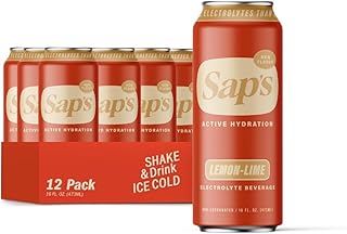 SAPS Zero Added Sugar Electrolytes Drink with Adaptogens & Aminos - Lemon Lime Instant Hydration Sports Drink, Zero Added ...