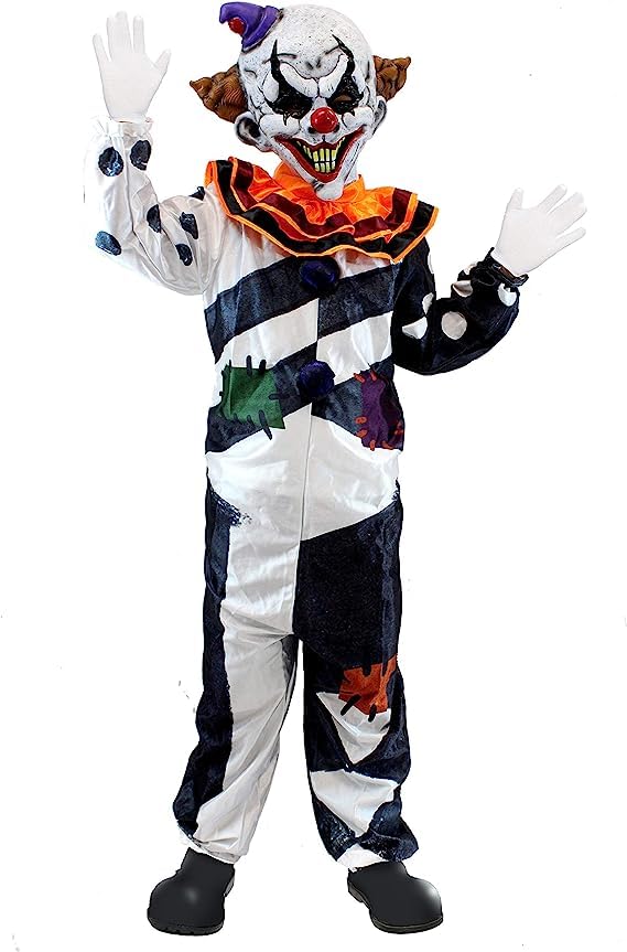 Spooktacular Creations Scary Clown Costume for Kids, Halloween Costume for Boys, Clown Halloween Outfit Set