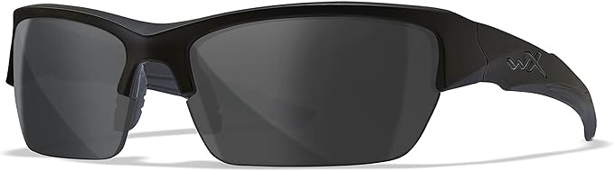 Wiley X WX Valor Tactical Sunglasses, Safety Glasses Shatterproof UV Eye Protection for Combat, Shooting, Fishing, Biking,...