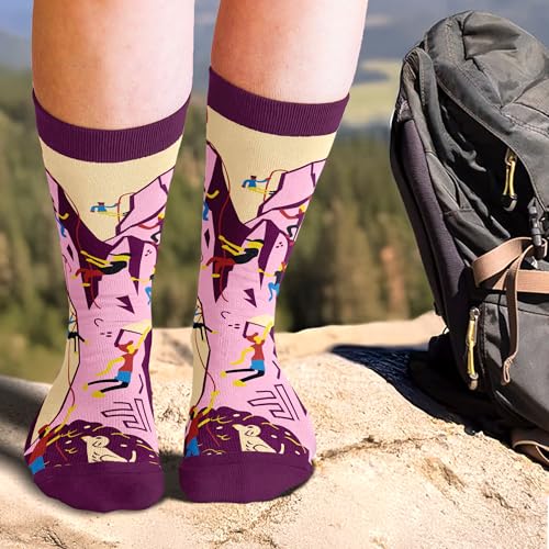 Rock Climbing Gifts - Innovative Rock Climbing Socks, Ideal Gift for Climbers, Unique Gifts for Men, Enhancing Climb Exper...