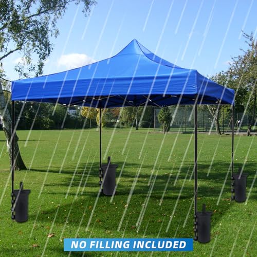 Joramoy Heavy Duty Canopy Weight Bags(120LBS) for Pop up Canopy Tent, Canopy Weights Set of 4, Leg Weights Sand Bags for I...