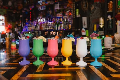 ORCA Poco 17 oz Insulated Cocktail Glass | Double Walled, Stainless Steel Hurricane Glass, Lidded Tumbler for Cocktails, W...