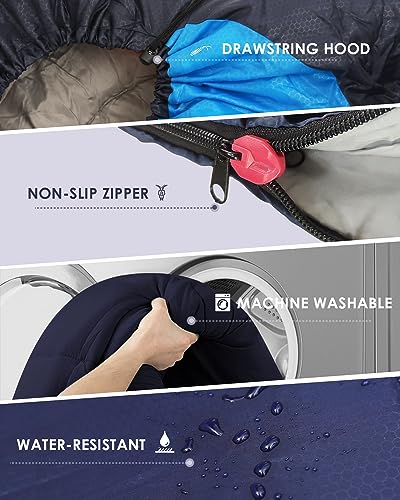Sleeping Bags for Adults Cold Weather - 20 Degree Big&Tall Size Backpacking Lightweight Waterproof for Girls Boys Mens Tee...