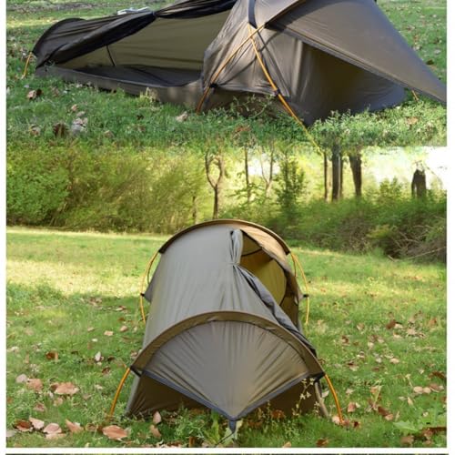 Ultralight Single Person Bivy Tent for Camp 1 Person 3 Season Waterproof Single Person Backpacking for Camping Hiking Back...