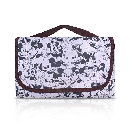 Finex Mickey Minnie Picnic Blanket Mat for Camping Hiking Outdoor Concert Travel Large Foldable Portable Reusable Black & ...