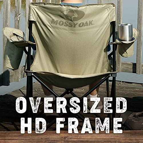 Mossy Oak Heavy Duty Folding Camping Chairs, Lawn Chair