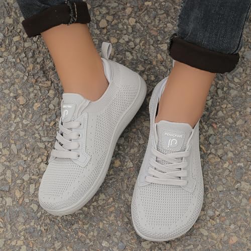 penicfine Women's/Men's Wide Barefoot Shoes,Minimalist Style Casual Shoes,Zero Drop Outdoor Walking Shoes.
