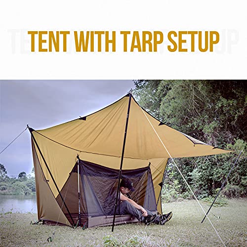OneTigris Solo Mesh Tent, Ultralight Screen House with 3000 Waterproof Bathtub Floor for Camping Hiking Backpacking Travel...