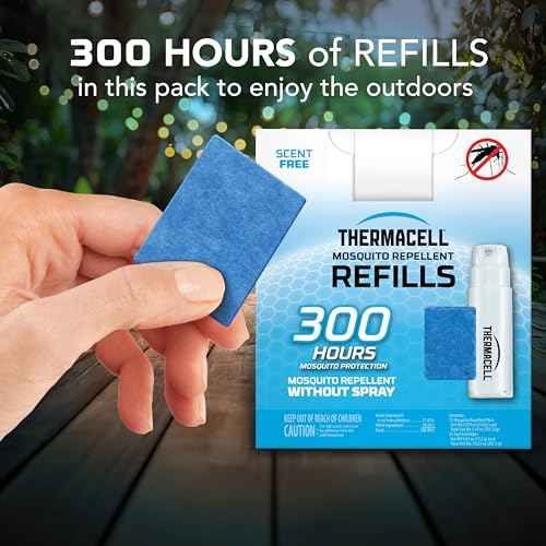 Thermacell Mosquito Repellent Refills; Compatible with Any Fuel-Powered Thermacell Repeller; Highly Effective, Long Lasting, No Spray or Mess; 15 Foot Zone of Mosquito Protection