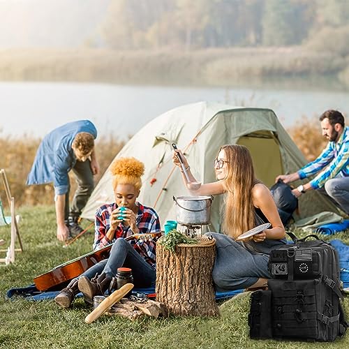 CtopxCone 45L Military Tactical Backpacks For Men Camping Hiking Trekking Daypack With Removable Water Bottle Pouch Bug Ou...