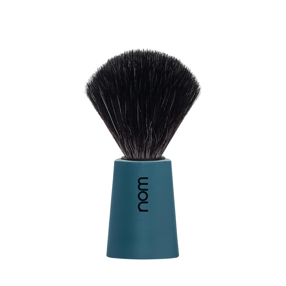 NOM Carl Vegan Black Fibre Shaving Brush, Petrol