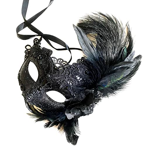 MasqStudio Brocade Lace Masquerade Ball Mask Burlesque Mardi Gras Birthday Prom Wedding Party