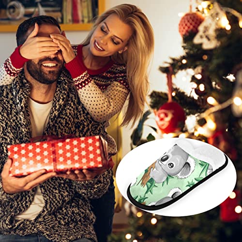 visesunny Slippers for Women Mens Winter Warm Memory Foam Cotton Home Slippers Women's House Slippers Bedroom Slippers Coz...