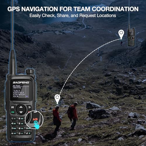 BAOFENG UV-28 Plus Ham Radio Handheld with GPS & APP Programming, 10W Long Range Dual Band Two Way Radio, FM Aviation NOAA...