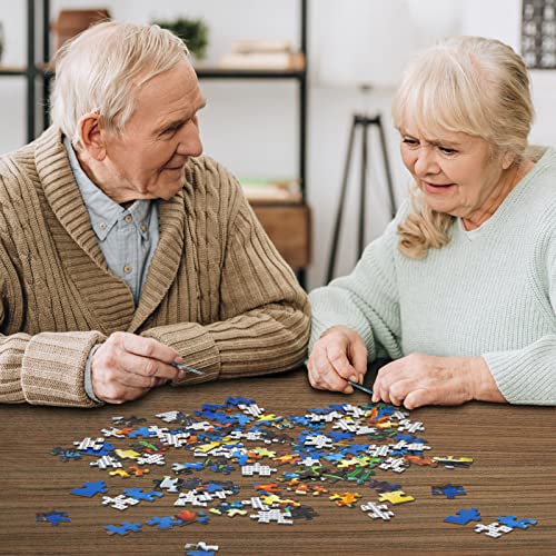 HUADADA Jigsaw Puzzles for Adults 1000 Pieces, Country Store Interlock Perfectly Letter on Back No Dust, Home Decor Birthd...
