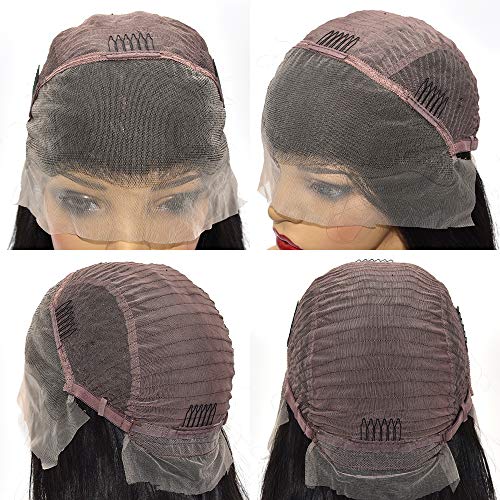 Derun Ombre Curly 13¡¿4 Lace Front Wigs Human Hair Lace Frontal Wig 1B/30 Remy Hair for Black Women (22Inch, 1b/30, 13¡¿4 Lace)