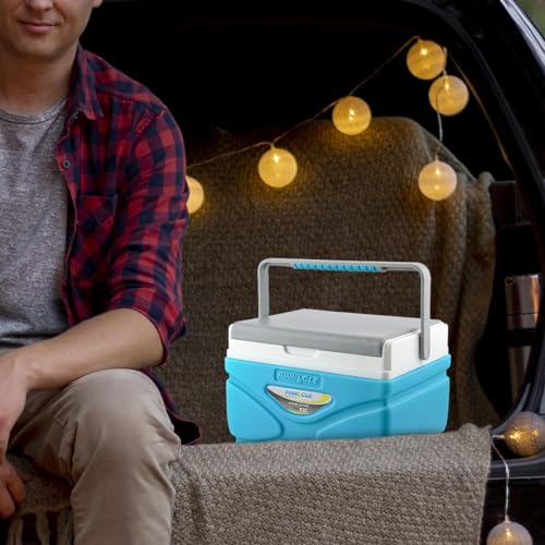 Picnic Cooler – 4.5 Liter Hard Cooler – Coolbox Keeps Contents Cool for 48 Hours – BPA Free Outdoor Cooler – Portable Cool...