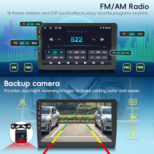 Car Radio Stereo for Chevy Silverado 2007-2013 GMC Sierra Yukon,2+64G Android 13 Touch Screen Radio with Wireless CarPlay ...