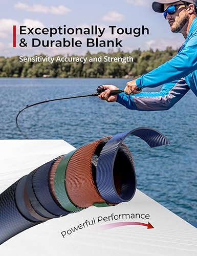Piscifun Torrent Fishing Rod, IM6 Carbon Baitcaster Rod & Spinning Rod, High Sensitive Lightweight Casting Rod & Spinning ...