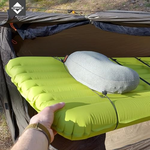 onewind 2 Person Mesh Tent with Camping Pillow, Ultralight Mesh Tent Tarp Inner Tent with Soft Pillow