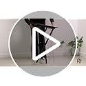 PJ Wood 2-Pack Folding TV Tray Set, Black - Collapsible Portable Snack Serving Tables, Home Furniture for Living Room, Bed...