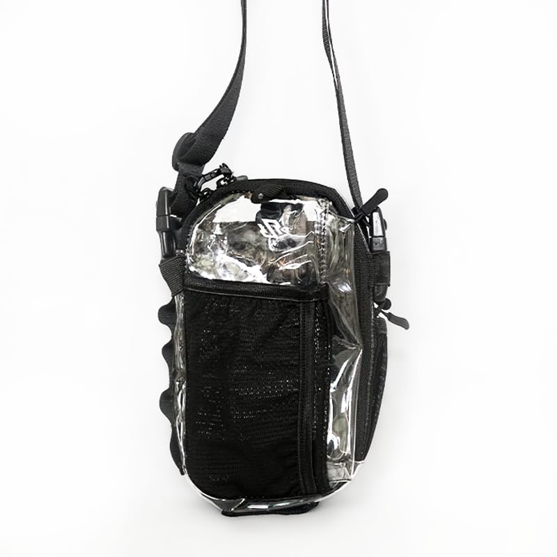 Clear Modular Fanny Pack – Stadium Approved 5x9 Belt Bag with Locking Zipper Clips – Anti-Theft See Through Crossbody for ...