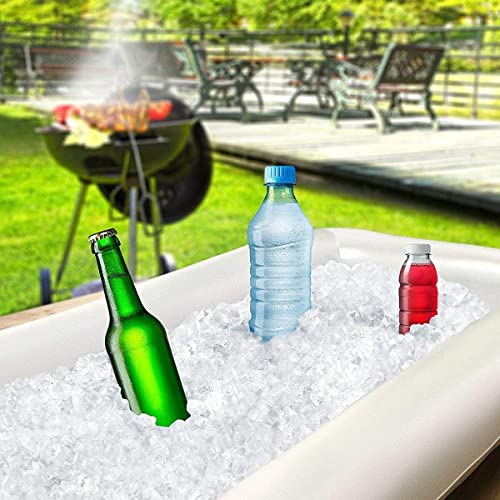 AITUOSI Inflatable Ice Serving Buffet Bar with Drain Plug - BBQ Picnic Pool Party Supplies Buffet Salad Food & Drinks Tray...