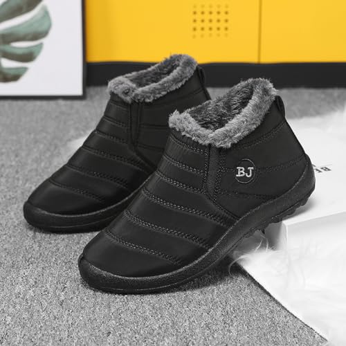 Womens Snow Boots Winter Shoes Warm Ankle Booties Outdoor Slip On Waterproof Comfortable Boots for Women