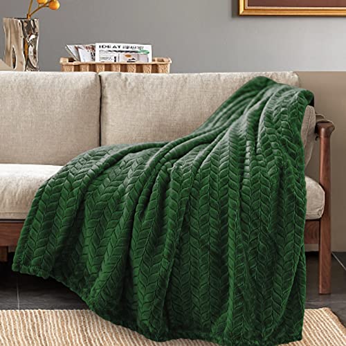 Inhand Fleece Throw Blanket, Super Soft Flannel Cozy for Adults, Washable Lightweight for Couch, Sofa, Bed, Office, Warm P...