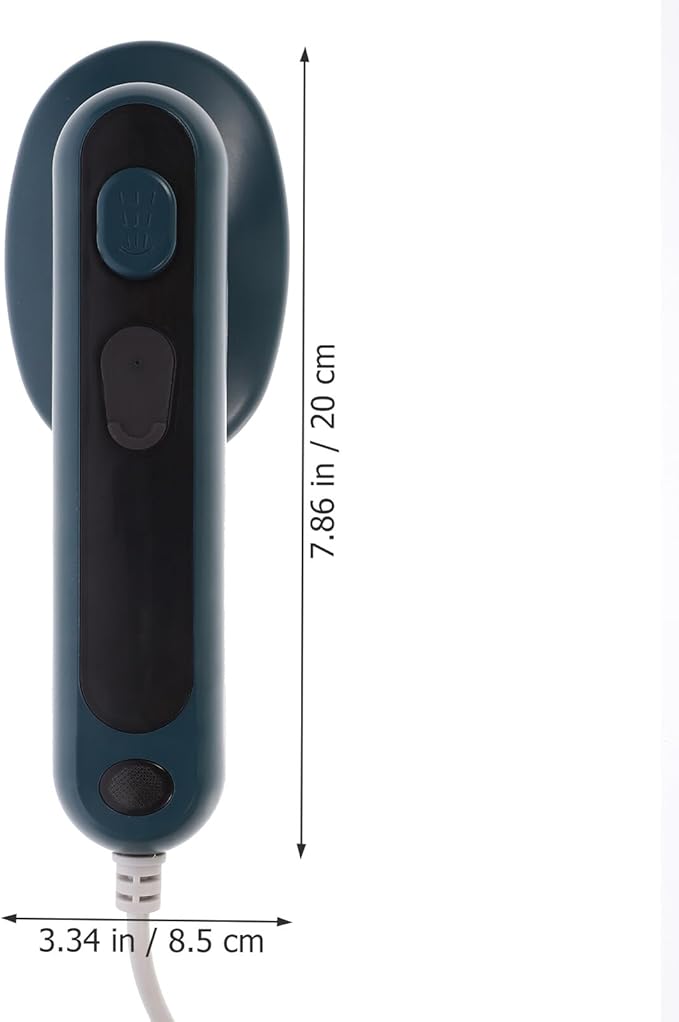 Portable Handheld Garment Steamer Iron Abs Material Travel Mini Steam Iron for Clothes Curtains Bedding Safe Smooth Plate Suitable for Satin US Plug