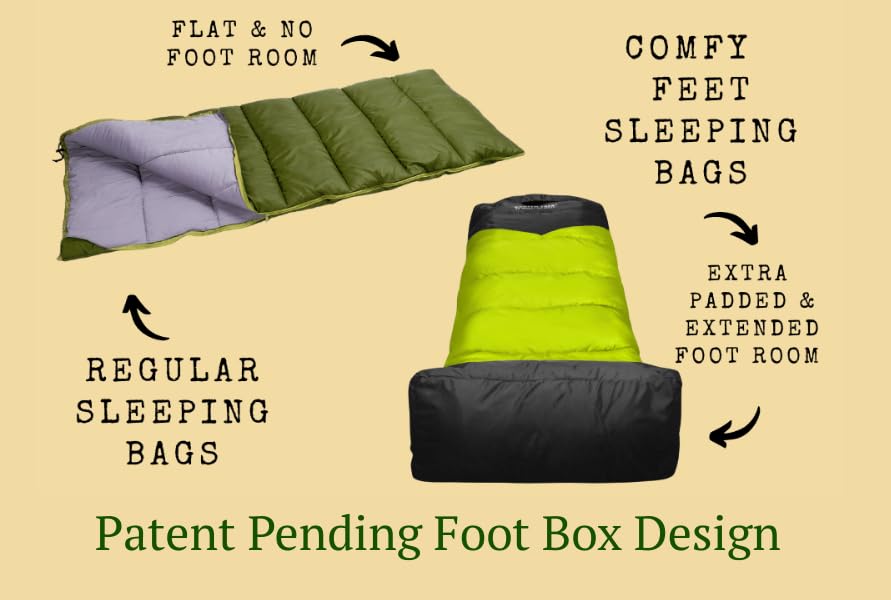 Comfy Feet Sleeping Bag
