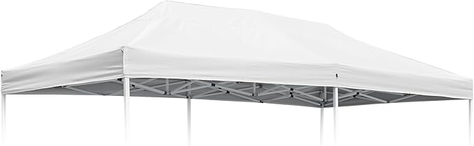 Yescom 10x20Ft Canopy Replacement Top Fit for 9.6 * 19.1Ft EZ Pop Up Instant Patio Pavilion Gazebo Sunshade Tent Cover Out...