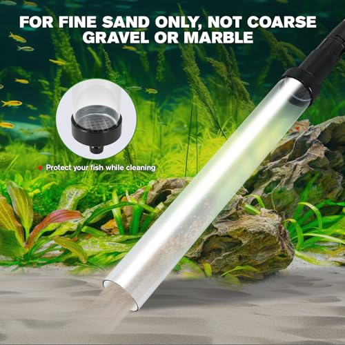 ZRDR Aquarium Siphon Vacuum Gravel Cleaner Kit for Fish Tank Cleaning Gravel & Sand, Fish Tank Water Changer Metal Faucet ...