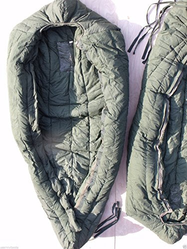 Tennier Gilette Very Warm Thick Old School Military US Army Subzero Extreme Cold Weather ECW Down OD Green Sleeping Bag by...