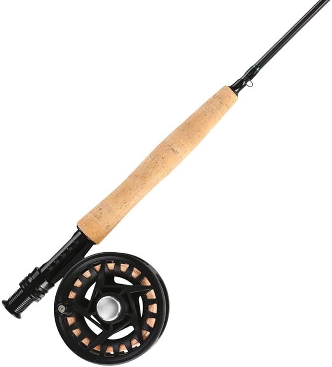 Shakespeare Cedar Canyon Elite Fly Reel and 9' Rod Combo, 4-Piece Graphite Blank Construction