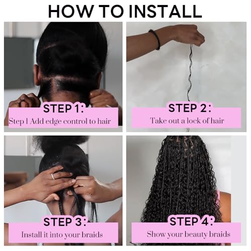 Human Hair for Boho Braids 100G Boho Braiding Human Hair #4/27/30 Deep Wave 100% Brazilian Human Braiding Hair 20 Inch