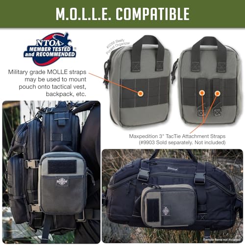 MAXPEDITION Beefy Pocket Organizer, Compact, MOLLE-Compatible, 1000D Nylon Tactical Pouch, Everyday Carry Tool and Gear St...