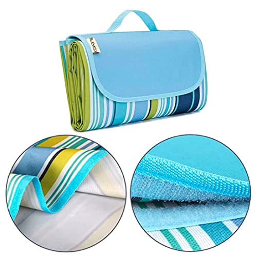 PUPOPIK Extra Large Beach Blanket Outdoor Picnic Blankets, Foldable Waterproof Sand Free Beach Mats Picnic Mat for Festiva...