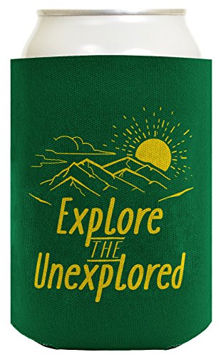 Camping Gifts Outdoorsman Wanderlust Adventurer Bundle Hiking Gifts Geocache Gifts 6 Pack Can Coolie Drink Coolers Coolies...