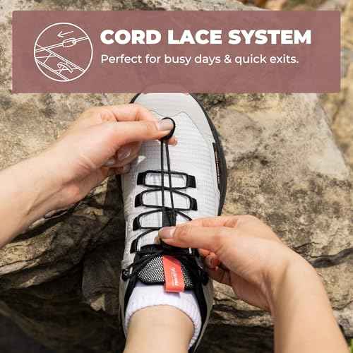 NORTIV 8 Women's Lightweight Hiking Shoes Quick Laces Outdoor Fashion Sneakers Gladiator