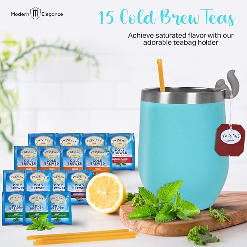 Refreshing Iced Tea Beverages - Fruit Flavored Tea in Peach, Berry, Mint, & Classic Brew - Convenient, Cool, Hydrating, an...