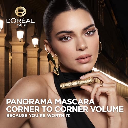 L'Oreal Paris Voluminous Panorama Mascara, Volumizing and Lengthening Mascara, Washable Longwear and Smudge Resistant Make...