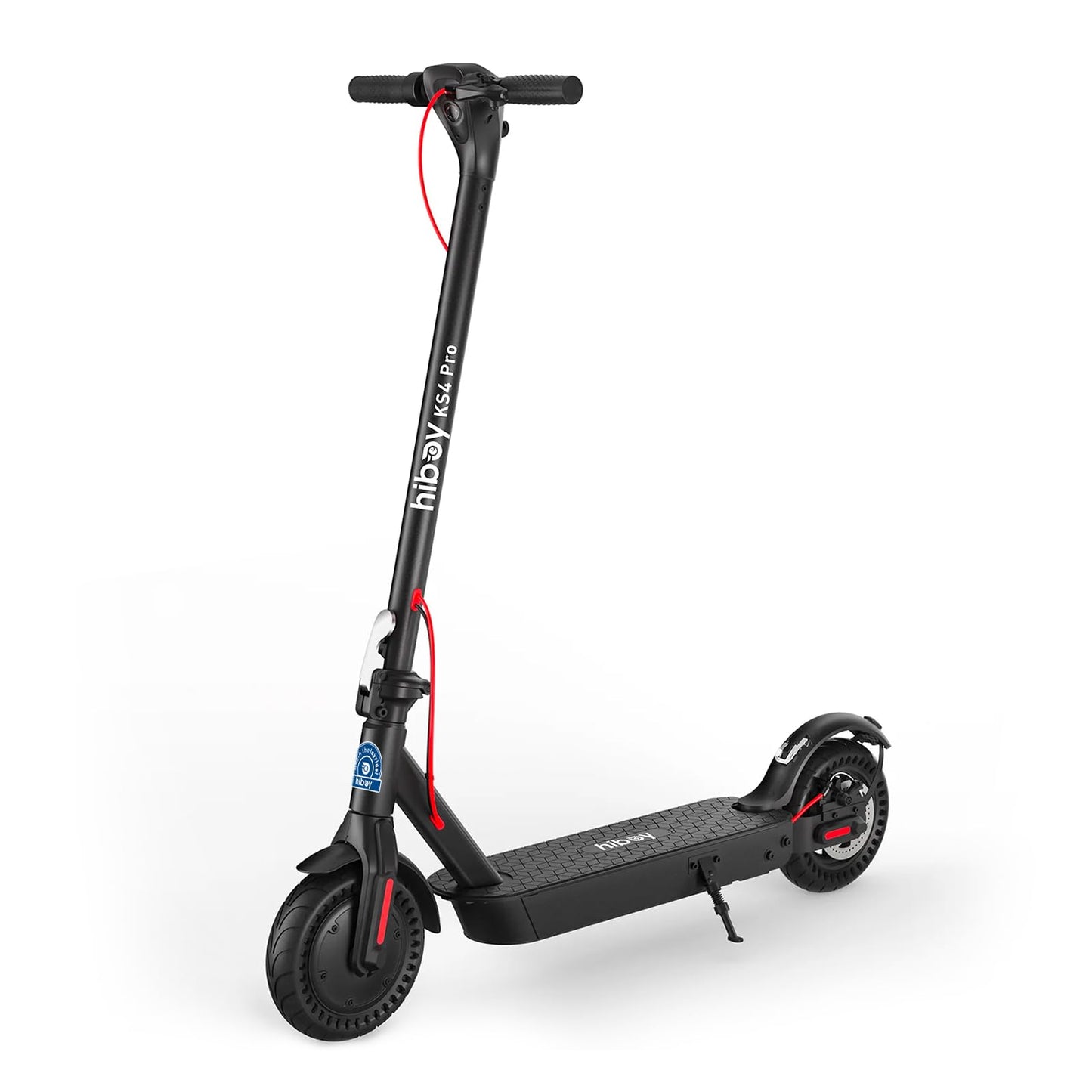 HiboyRide KS4 Pro Electric Scooter for Adults, 500W Motor (Peak 750W), 10" Tires, 19 MPH Top Speed, Up to 25 Miles Range, Foldable Commuter Electric Scooter with Dual Braking System and APP
