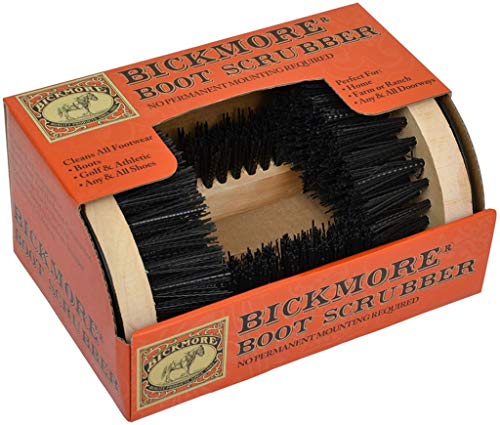 Bickmore Boot Scrubber - Shoe Brush Scraper & Footwear Cleaner - Mountable - Dirt Remover - Indoor/Outdoor Sneaker Buffer